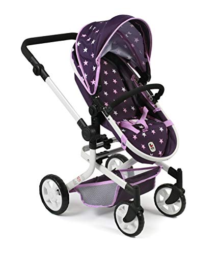 Bayer Chic 2000 595 71 Mika - Carrito para muñecas, diseño de Estrellas, Color Lila