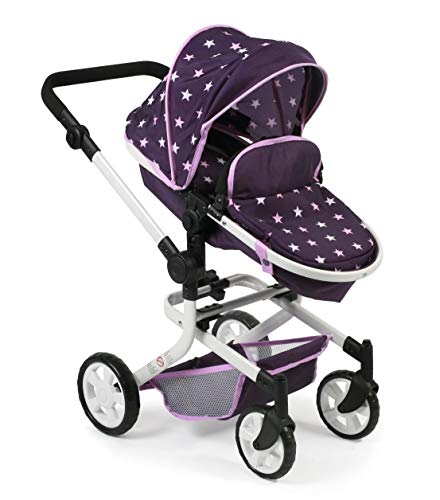 Bayer Chic 2000 595 71 Mika - Carrito para muñecas, diseño de Estrellas, Color Lila