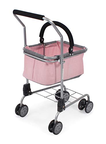 Bayer Chic 2000 761 15 - Carrito de la Compra para niños, Color Gris y Rosa