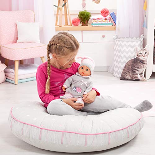 Bayer Design- First Words Baby, 24 Sonidos, 38 cm, Color gris, rosa, caracol (93824BC) , color/modelo surtido