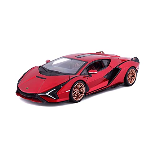 Bburago B18-21099R 1:24 Lamborghini SIAN FKP 37 Rojo, Varios diseños y Colores