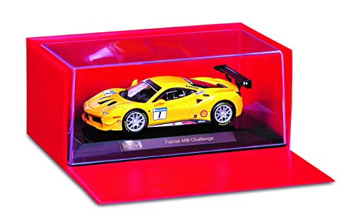 Bburago Ferrari 488 GTE '17: Maqueta de Coche a Escala 1:43, Serie Ferrari Racing, Caja de Regalo, 12 cm, Rojo #62 (18-36301)