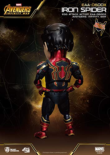 Beast Kingdom- Egg Attack Serie Marvel Figura Iron Spider, Multicolor (BKDEAA-060DX)