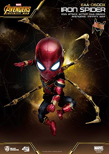 Beast Kingdom- Egg Attack Serie Marvel Figura Iron Spider, Multicolor (BKDEAA-060DX)