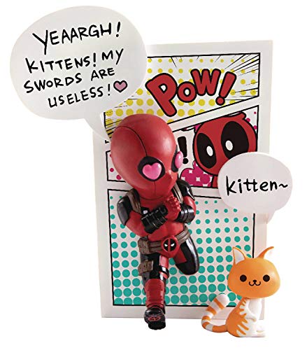 Beast Kingdom Marvel Figura mini egg attack Deadpool Jump Out 4th Wall, multicolor (BKDMEA-0046)