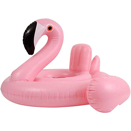 Bebé Flotador Flamenco Hinchable - Anillo de Natación Aprendizaje de Natación Juguete Cisne Seguridad Piscina Playa Flotador Asiento, Niño 8-48 Meses