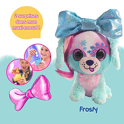 Bébé folie - Pioupiou et Merveilles Little Bow Pets Frosty - Peluche sorpresa (18 cm) (4852)