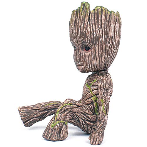 Bebé Groot Figura de Guardianes de La Galaxia Muñecos Juguete de Decoración Modelo Regalo para Niños-Yo Soy Groot 6cm