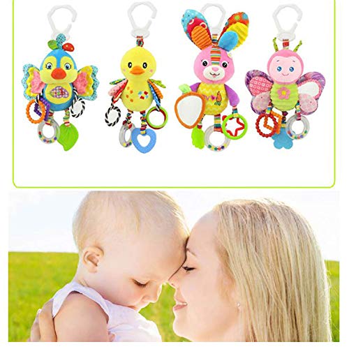 Bebé Sonajero Sensory Toys Regalos Recién Nacido Raqueta Juguetes Peluche Bebé Niño Saqueador Asiento Cochecito Cuna Juguete Colgar Juguete Juguetes Interactivo Y Educativo Mariposa