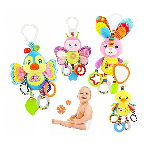 Bebé Sonajero Sensory Toys Regalos Recién Nacido Raqueta Juguetes Peluche Bebé Niño Saqueador Asiento Cochecito Cuna Juguete Colgar Juguete Juguetes Interactivo Y Educativo Mariposa