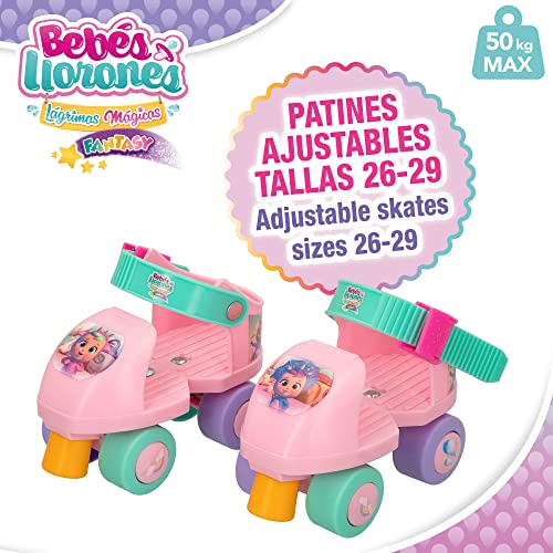 Bebés Llorones - Bebes llorones-Set Patinaje Infantil(Patines+Casco+prot) (77274)