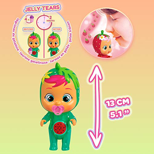 BEBÉS LLORONES LÁGRIMAS MÁGICAS Casita Tutti Frutti | Mini bebé llorón Sorpresa Coleccionable + Fantasy Casita Alada Mini muñecas sopresas coleccionables con Purpurina