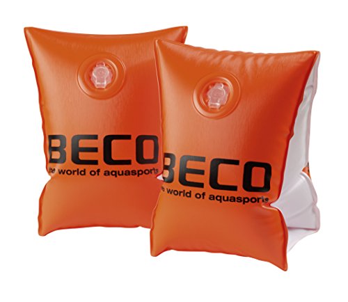 Beco Schwimmflügel Manguitos de natación, Infantil, Naranja, 00 (0-2 Jahre/bis ca. 15Kg)