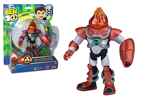 Ben 10 Personaje Omni Inferno 12 cm Giochi Preziosi + Llavero Cubo y bolígrafo de colores