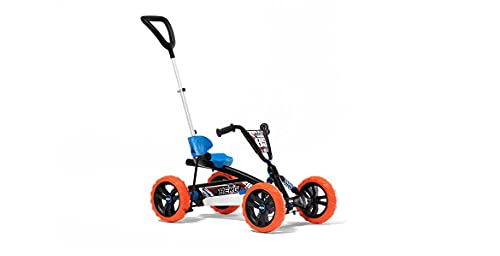 BERG Pedal Gokart Buzzy Nitro 2-in-1 Incl. Barra de Empuje| Coche de Pedales, Seguro y Estabilidad, Juguete para niños Adecuado para niños de 2 a 5 años