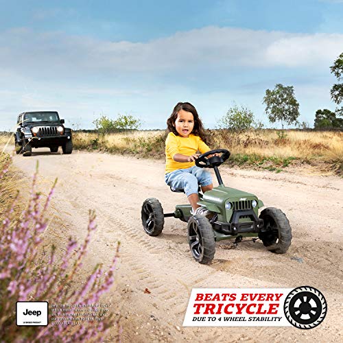 BERG Pedal Gokart Buzzy Sahara | Coche de Pedales, Seguro y Estabilidad, Juguete para niños Adecuado para niños de 2 a 5 años