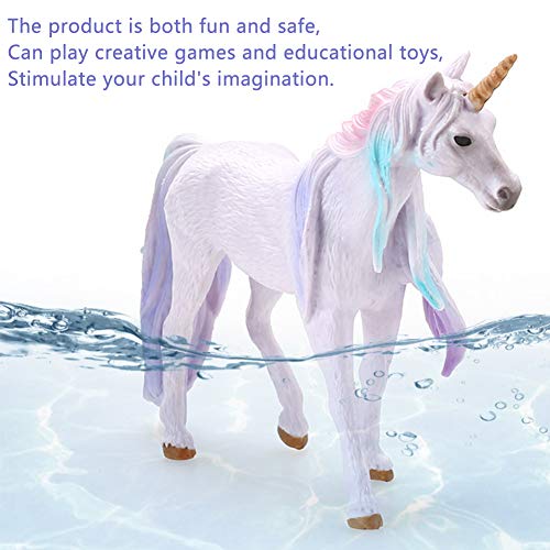 BESLIME Juguete para Niños Potro Unicornio, Potro de Unicornio Marino, para Que Jueguen Los Niños, Decoración de Pasteles, Seguro y Respetuoso con el Medio Ambiente