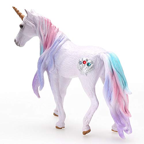 BESLIME Juguete para Niños Potro Unicornio, Potro de Unicornio Marino, para Que Jueguen Los Niños, Decoración de Pasteles, Seguro y Respetuoso con el Medio Ambiente