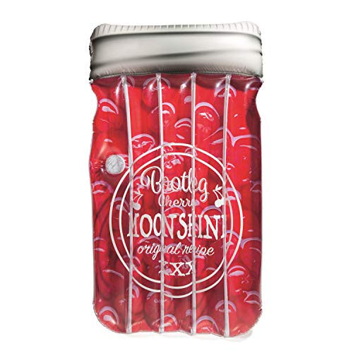 Bestway 44039 Colchoneta Hinchable Moonshine Cerezas, Vinilo, Rojo metálico, 190x114 cm