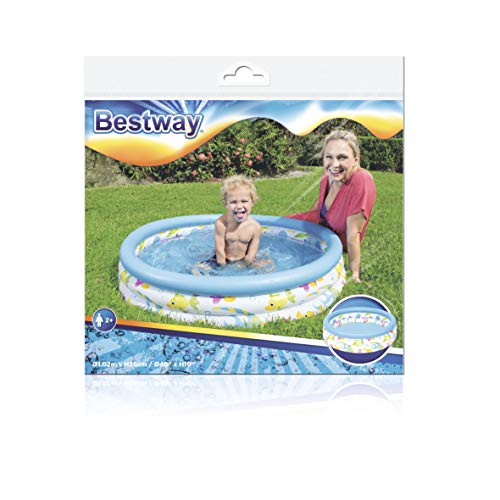 Bestway 51008 kids' play pool - billares para niños (Estampado, Multicolor, Vinilo, 950 x 950 mm)