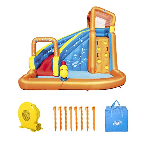 Bestway 53301 - Castillo Hinchable Acuático Turbo Splash Water Zone Mega Parque 365x320x270 cm