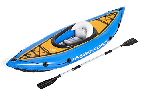 Bestway 65115 - Kayak Hinchable Hydro-Force Cove Champion 275x81 cm Individual con Remo y Bomba