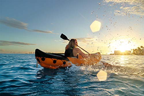 Bestway 8321401 Flotador Kayak Semirigido 330 x 94 cm. 2 Personas MAX. 160 Kg. con Remos, Unisex-Adult, Multicolor, One Size