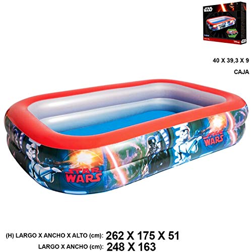 Bestway - Piscina Hinchable Infantil Star Wars 262 x 175 x 51 cm