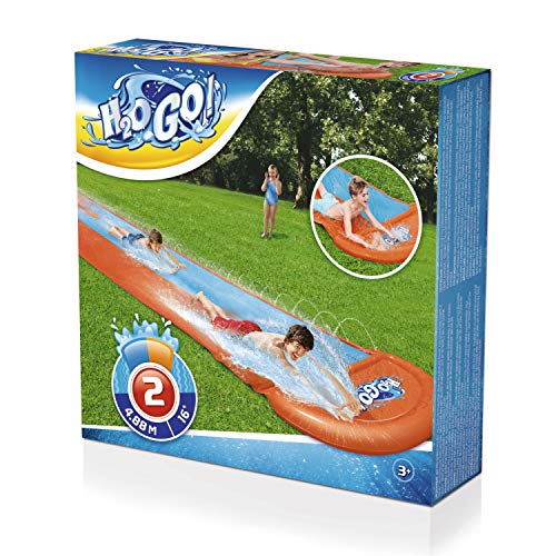 BESTWAY - Pista Deslizante Hinchable H2O Go! Doble 488 cm