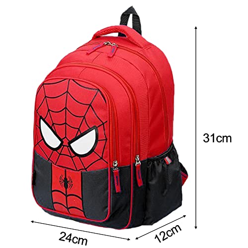 BESTZY Mochila para niños Spiderman, Mochila spiderman niño, para Niños de Libro de Jardín de Infantes Ajustables Mochila de Libro de Niñas de Escuela Primaria