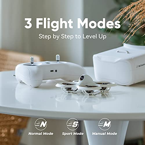 BETAFPV Cetus Pro FPV RTF Drone Kit con Control Remoto FPV Goggles con Altitude Hold Self-Protect 3 Modo de Vuelo Modo Tortuga Ready to Fly Drone Kit Para FPV Principiantes Adolescentes Adultos