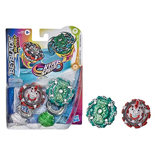 BEYBLADE Burst Rise Hypersphere Paquete doble escudo Kerbeus K5 y Behemoth Cyclops C5 – 2 juguetes de combate de giro derecho, a partir de 8 años