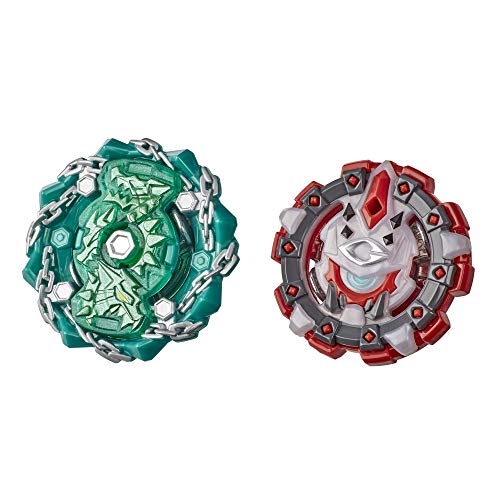 BEYBLADE Burst Rise Hypersphere Paquete doble escudo Kerbeus K5 y Behemoth Cyclops C5 – 2 juguetes de combate de giro derecho, a partir de 8 años