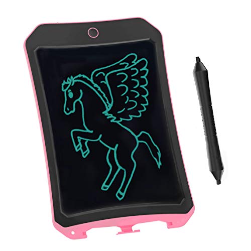 BIBOYELF Tablero De Escritura ElectrÓNico De 8.5 Pulgadas,Tablero De Dibujo Para Niños, Juguetes De Graffiti, El Mejor Regalo Para Niños Y Adultos (Rosa D)