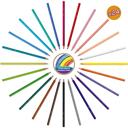 BIC Kids Colouring Set, Lápices de Colores y Rotuladores para Niños en Colores Variados y Vibrantes, Caja de 120 Unidades, Incluye Caja de Almacenamiento