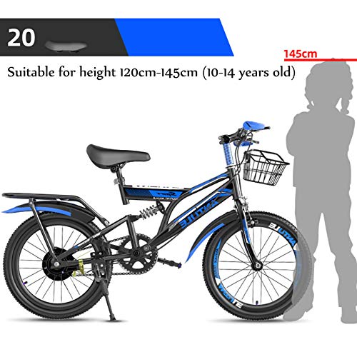 Bicicleta De Montaña Con Absorción De Impactos De Una Sola Velocidad Para Niños De 6 A 16 Años, Ruedas De 18 20 22 Pulgadas, Bicicletas Para Niñas, Niños, Estudiantes De Estilo Libre, Jóvenes,20"