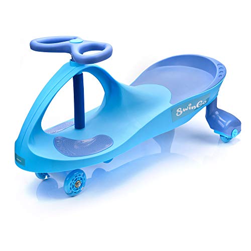 Bicicleta sin Pedales para Niños hasta 20 kg Ultraligera Mini Bici Bebés Infantil Andadores Bebé Equilibrio con Sillín First Bike (SWINGO Blue)