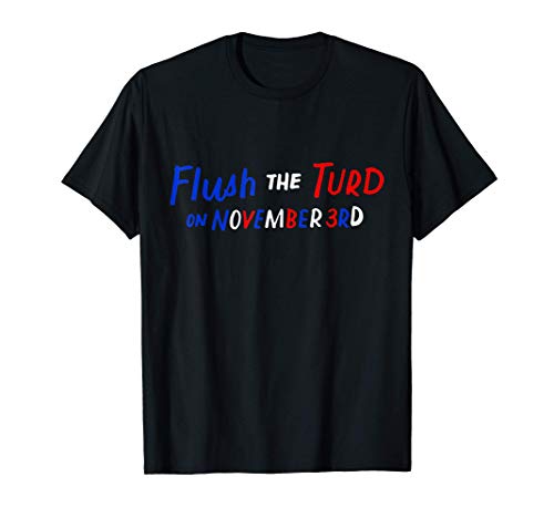 Biden 2020 Descarga El Turd En Noviembre Tercera Elección Camiseta