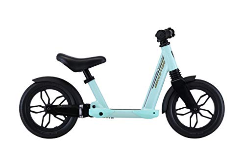 BIKESTAR Bicicleta sin Pedales Aluminio para niños y niñas | Bici suspensión Completa 10 Pulgadas a Partir de 2-3 años | 10" Edición Fully | Turquesa