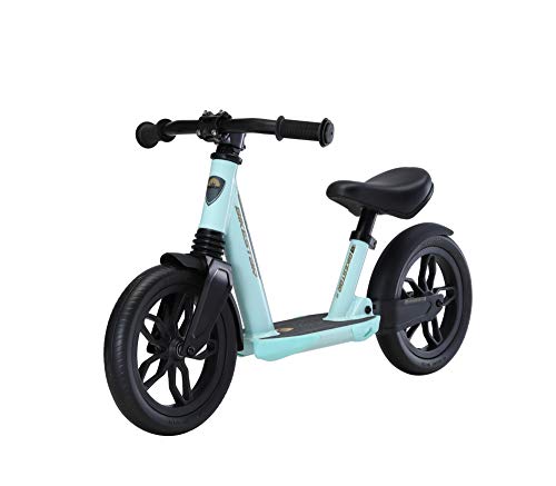 BIKESTAR Bicicleta sin Pedales Aluminio para niños y niñas | Bici suspensión Completa 10 Pulgadas a Partir de 2-3 años | 10" Edición Fully | Turquesa