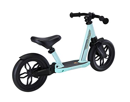 BIKESTAR Bicicleta sin Pedales Aluminio para niños y niñas | Bici suspensión Completa 10 Pulgadas a Partir de 2-3 años | 10" Edición Fully | Turquesa