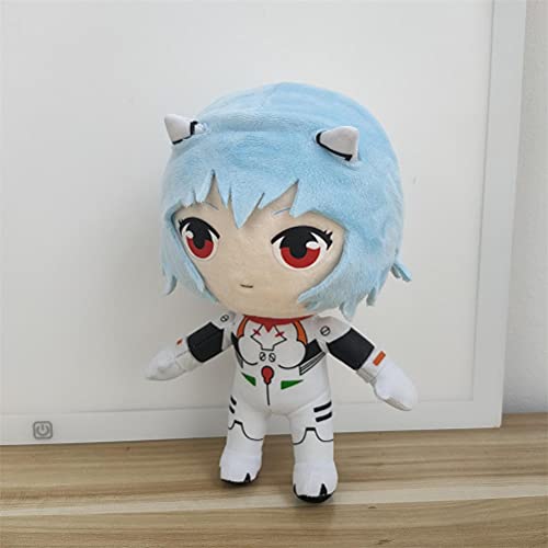 BiLTTy 8.7 EN Evangelion Rei Ayanami felpa, anime Evangelion felpa linda muñeca de peluche Rei para los fans de EVA y los niños