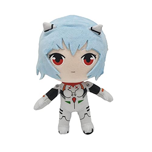 BiLTTy 8.7 EN Evangelion Rei Ayanami felpa, anime Evangelion felpa linda muñeca de peluche Rei para los fans de EVA y los niños