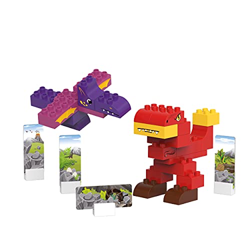 BIOBUDDI Dinosaurs-T-Rex Bloques de construcción, Multicolor (BB0187)