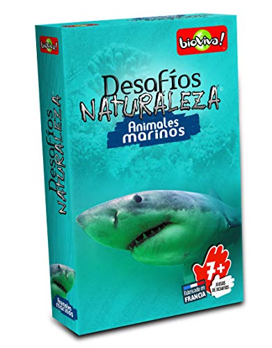 Bioviva- Juego de cartas Desafíos Naturaleza Animales Marinos (Asmodee 306) , color/modelo surtido