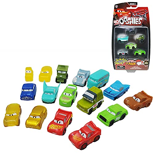 Bizak - ooshies - Cars - Pack 7 Personajes (Varios Modelos)