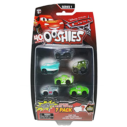 Bizak - ooshies - Cars - Pack 7 Personajes (Varios Modelos)