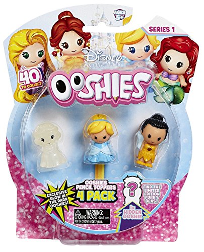 Bizak - ooshies - Princesas Disney - Pack 4 Personajes (Varios Modelos)