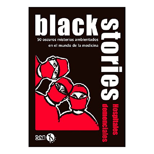 Black Stories - Hospitales Demenciales, Juego de Mesa (Gen-X Games GEN043)