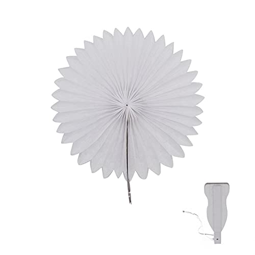 Blomma pappersfläkt Decorativo Body Party Paper Crafts 4 '' - 12 '' Fans de papel DIY Papel de tejido de bricolaje Flor para el festival de fiesta de cumpleaños de boda Alla typer av pappersfläktar oc